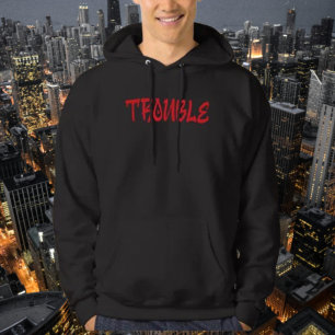 ÄRGER   Rote Graffiti Kapuzenjacke Hoodie
