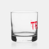 ÄRGER | Rote Graffiti Whiskeyglas Whiskyglas (Rechts)