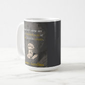 Ärger schadet dir am meisten: Marc Aurel über Zurü Kaffeetasse (Vorderseite Links)