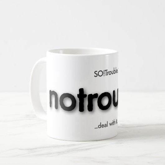 Ärger! Tasse (Vorderseite Links)