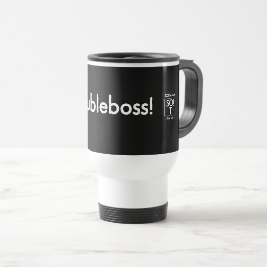 Ärgerboss! Reisebecher (VorderseiteRechts)
