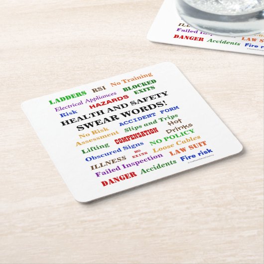Ärgerliche aber lustige Gesundheits-und Rechteckiger Pappuntersetzer (angewinkelt)