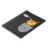 ärgerliche Katze in Brusttasche Notizblock (Linke Seite)