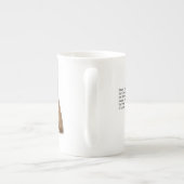 Ärgerliche Katzen-Tasse Porzellantasse (Rückseite)