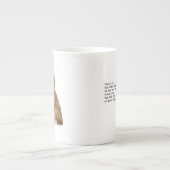 Ärgerliche Katzen-Tasse Porzellantasse (Vorderseite)