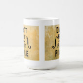 Ärgern Sie nicht Spiel-Geigen-Violinen-Geschenk Kaffeetasse (Mittel)