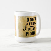 Ärgern Sie nicht Spiel-Geigen-Violinen-Geschenk Kaffeetasse (VorderseiteRechts)