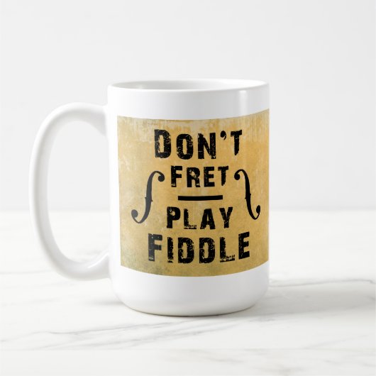 Ärgern Sie nicht Spiel-Geigen-Violinen-Geschenk Kaffeetasse (Links)