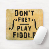 Ärgern Sie nicht Spiel-Geigen-Violinen-Geschenk Mousepad (Mit Mouse)
