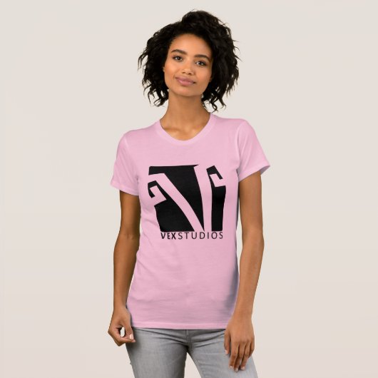 Ärgern Sie Studio-rosa Trägershirt T-Shirt (Vorne ganz)