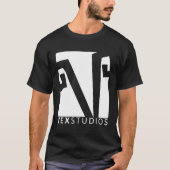 Ärgern Sie Studio-weißen Logo-T - Shirt (Vorderseite)