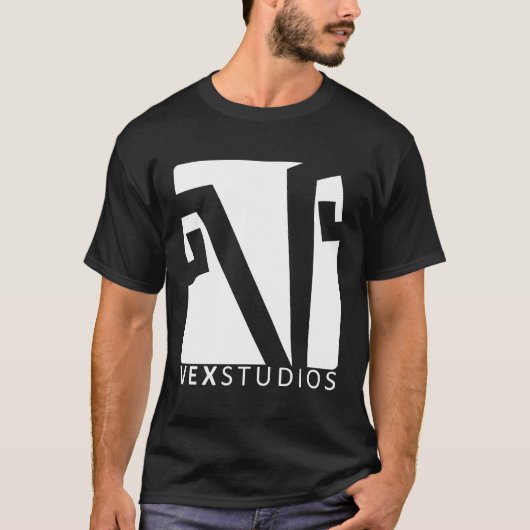 Ärgern Sie Studio-weißen Logo-T - Shirt (Vorderseite)