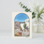 Argetina Watercolor Postcard Postkarte (Stehend Vorderseite)