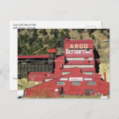 Argo Gold Mine & Mill, Idaho Springs, Colorado Postkarte (Vorne/Hinten)
