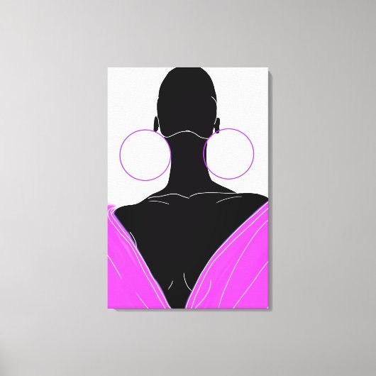 Argolas original - deep pink leinwanddruck (Vorderseite)