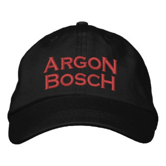 Argon-Bosch-Mütze Bestickte Baseballkappe