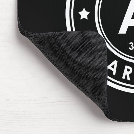 Argon Element Black Mouse Pad Mousepad (Ecke)