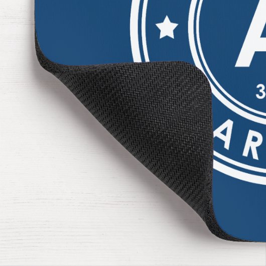 Argon Element Blue Mouse Pad Mousepad (Ecke)