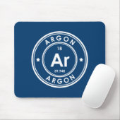 Argon Element Blue Mouse Pad Mousepad (Mit Mouse)