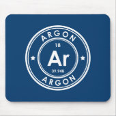 Argon Element Blue Mouse Pad Mousepad (Vorne)