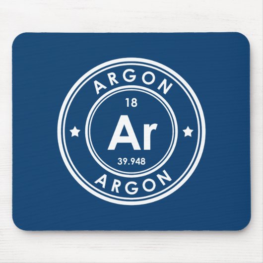 Argon Element Blue Mouse Pad Mousepad (Vorne)