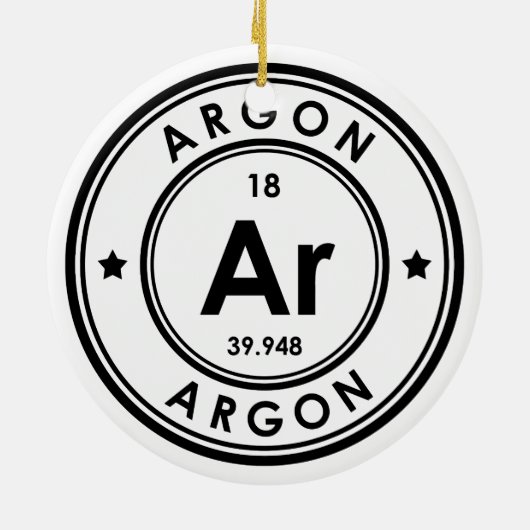 Argon Element Keramik Ornament (Hinten)