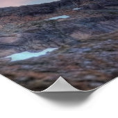 Argonaut Peak, Sonnenuntergang Poster (Ecke)