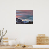 Argonaut Peak, Sonnenuntergang Poster (Küche)