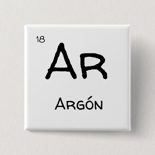 Argongas Button (Vorderseite)