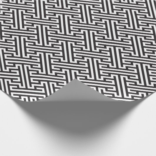 Argos Black und White Geschenkpapier (Ecke)