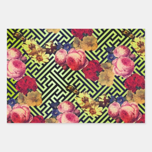 Argos Gatsby Op Art Sampler Geschenkpapier Set (Vorderseite 2)