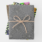 Argos Gatsby Op Art Sampler Geschenkpapier Set (Beispiel)