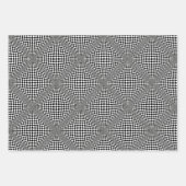 Argos Gatsby Op Art Sampler Geschenkpapier Set (Vorderseite)