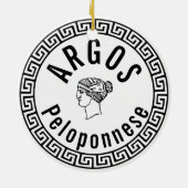 Argos - Peloponnes (Griechenland) Keramik Ornament (Hinten)