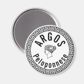Argos - Peloponnes (Griechenland) Magnet (Vorderseite/Rückseite)