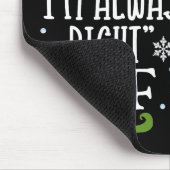 Argue Elf Matching Family Group Weihnachten Weihna Mousepad (Ecke)