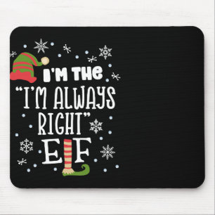 Argue Elf Matching Family Group Weihnachten Weihna Mousepad