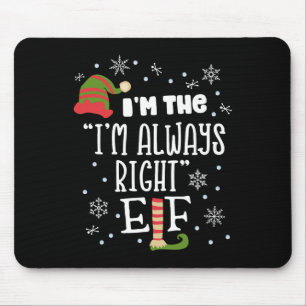 Argue Elf Matching Family Group Weihnachten Weihna Mousepad