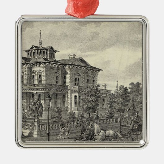 Arguello Wohnsitz Ornament Aus Metall (Vorne)