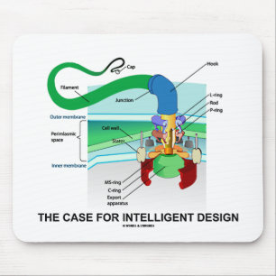 Argumente für intelligentes Design (Flagellum) Mousepad