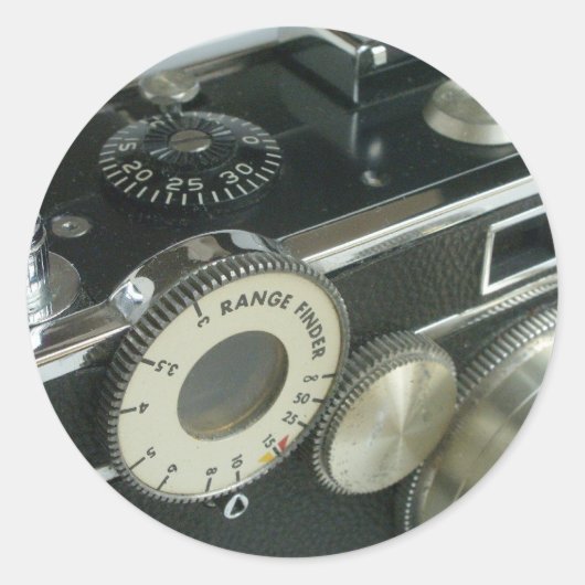 Argus C-3-Aufkleber Runder Aufkleber (Vorderseite)