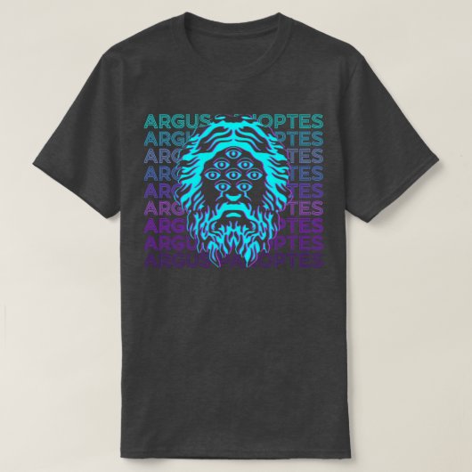 Argus Panoptes Argos Griechische Mythologie Retro T-Shirt (Design vorne)