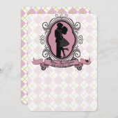 Argyl Baby Shower Einladung Golf Theme (Vorne/Hinten)