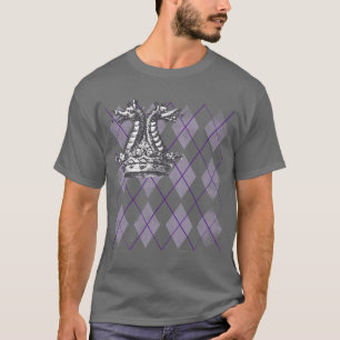 Argyle-Drachenkrone T-Shirt