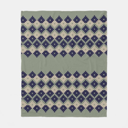 Argyle fair isle seamless pattern designabstract, fleecedecke (Vorderseite)