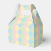 Argyle-Frühjahrs-/Ostervierfarbmuster Geschenkschachtel (Rückseite)
