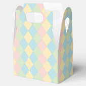 Argyle-Frühjahrs-/Ostervierfarbmuster Geschenkschachtel (Geöffnet)