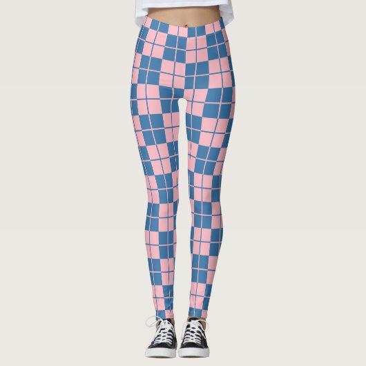 Argyle-Karo-Karo Leggings (Vorderseite)