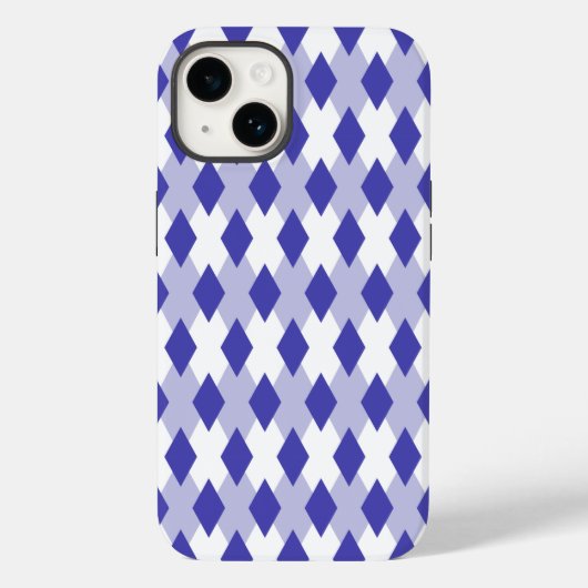Argyle-Karo-Muster_4A46B0 Case-Mate iPhone Hülle (Rückseite)