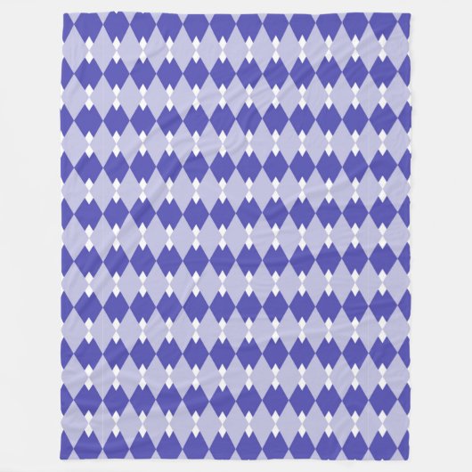 Argyle-Karo-Muster_4A46B0 Fleecedecke (Vorderseite)